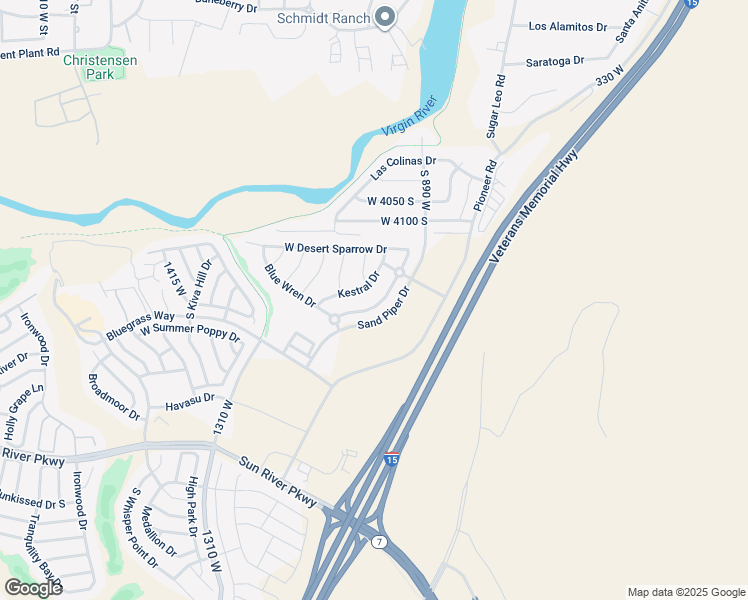 map of restaurants, bars, coffee shops, grocery stores, and more near 4260 Painted Finch Drive in St. George