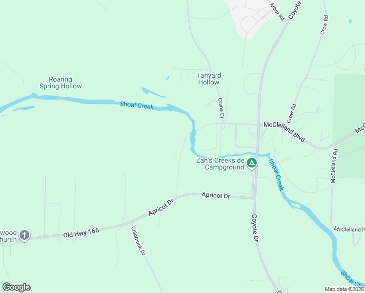 map of restaurants, bars, coffee shops, grocery stores, and more near Canary Drive in Joplin