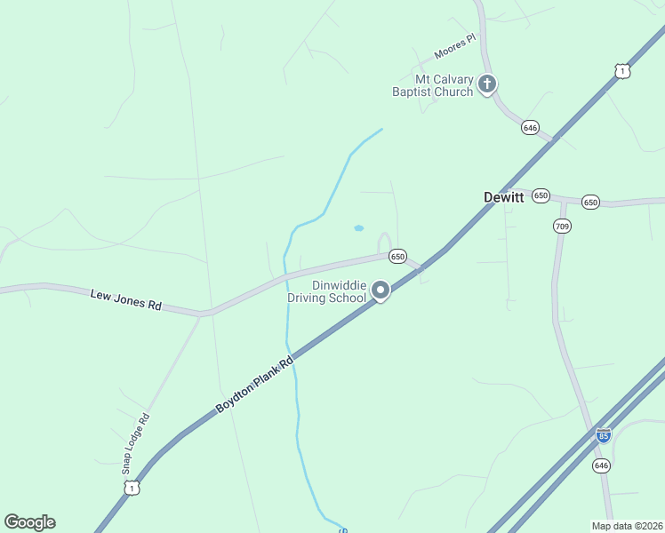 map of restaurants, bars, coffee shops, grocery stores, and more near 14710 Lew Jones Road in DeWitt