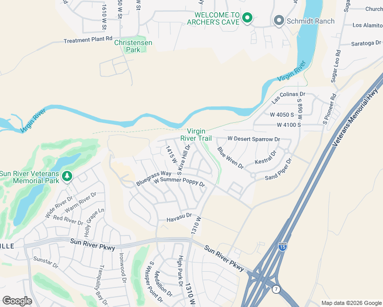 map of restaurants, bars, coffee shops, grocery stores, and more near 4220 Hamlet Hill Drive in St. George