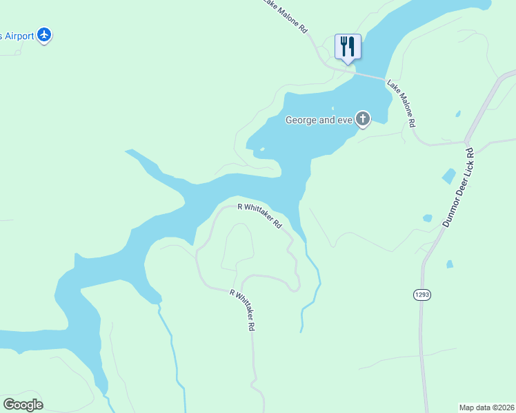 map of restaurants, bars, coffee shops, grocery stores, and more near 1858 Robert Whittaker Road in Lewisburg