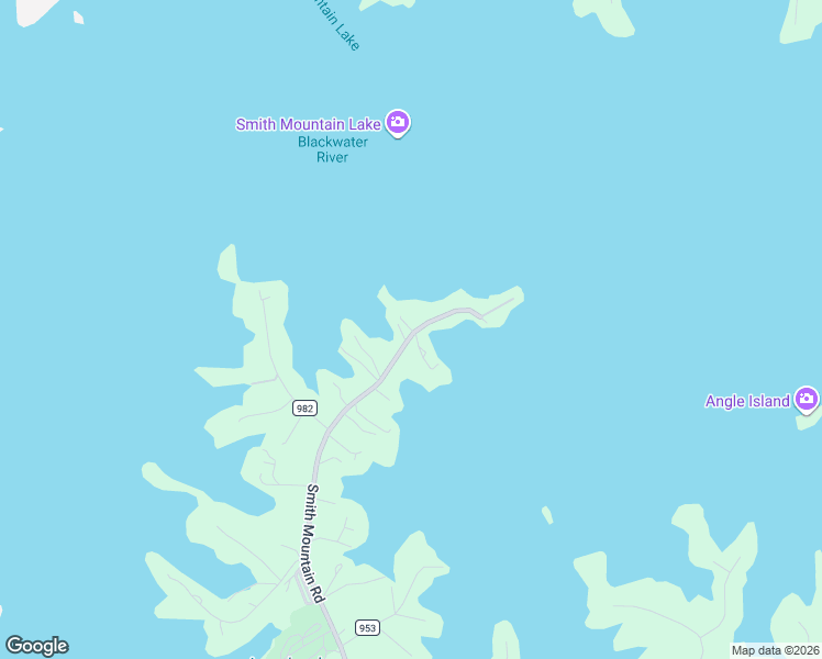 map of restaurants, bars, coffee shops, grocery stores, and more near 6385 Smith Mountain Road in Penhook