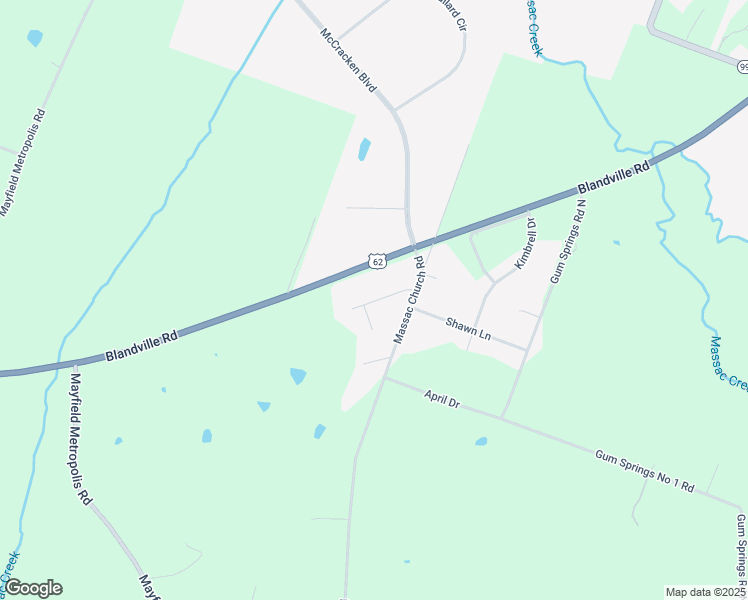 map of restaurants, bars, coffee shops, grocery stores, and more near 7225-7299 Annie Ln in Paducah