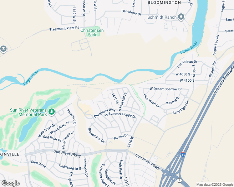 map of restaurants, bars, coffee shops, grocery stores, and more near 4180 South Datura Hill Drive in St. George