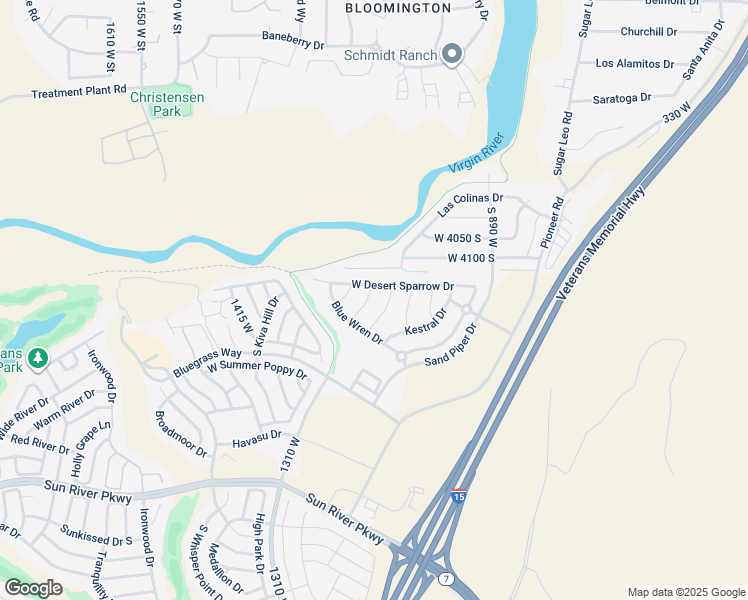 map of restaurants, bars, coffee shops, grocery stores, and more near 4175 Tawny Owl Drive in St. George