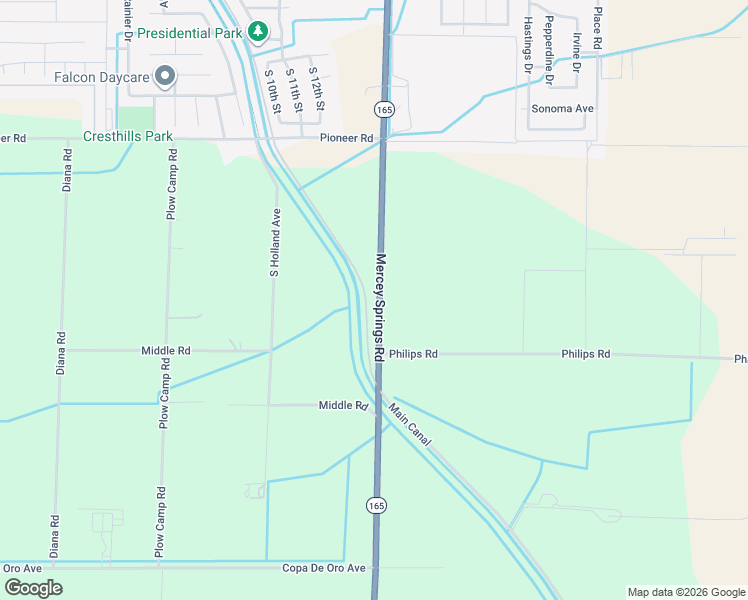 map of restaurants, bars, coffee shops, grocery stores, and more near 17383 Mercey Springs Road in Los Banos