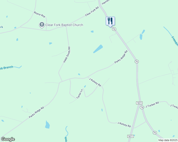 map of restaurants, bars, coffee shops, grocery stores, and more near 453 Parks Ridge Road in Russell Springs