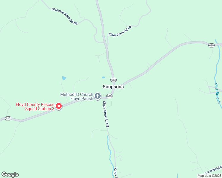 map of restaurants, bars, coffee shops, grocery stores, and more near in Simpsons