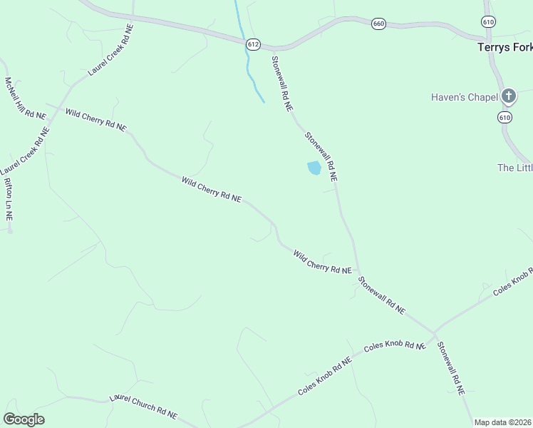 map of restaurants, bars, coffee shops, grocery stores, and more near 514 Wild Cherry Road Northeast in Pilot