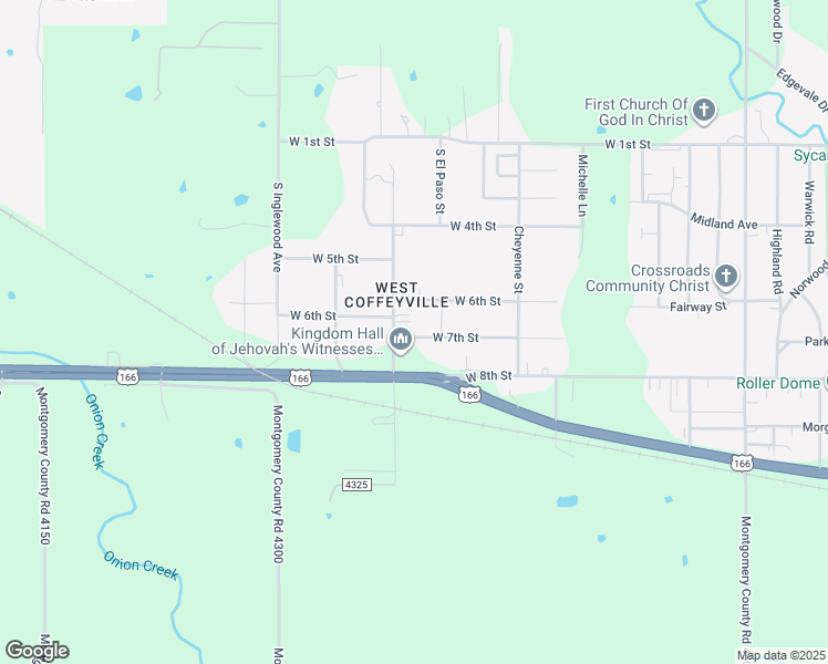map of restaurants, bars, coffee shops, grocery stores, and more near 3705 West 6th Street in Coffeyville