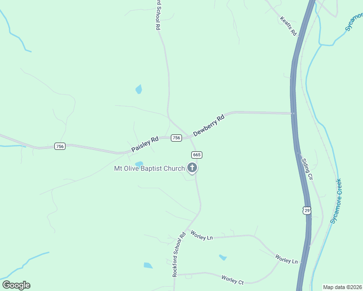 map of restaurants, bars, coffee shops, grocery stores, and more near County Road 756 in Gretna