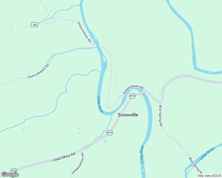 map of restaurants, bars, coffee shops, grocery stores, and more near 5395 Graysontown Road in Radford