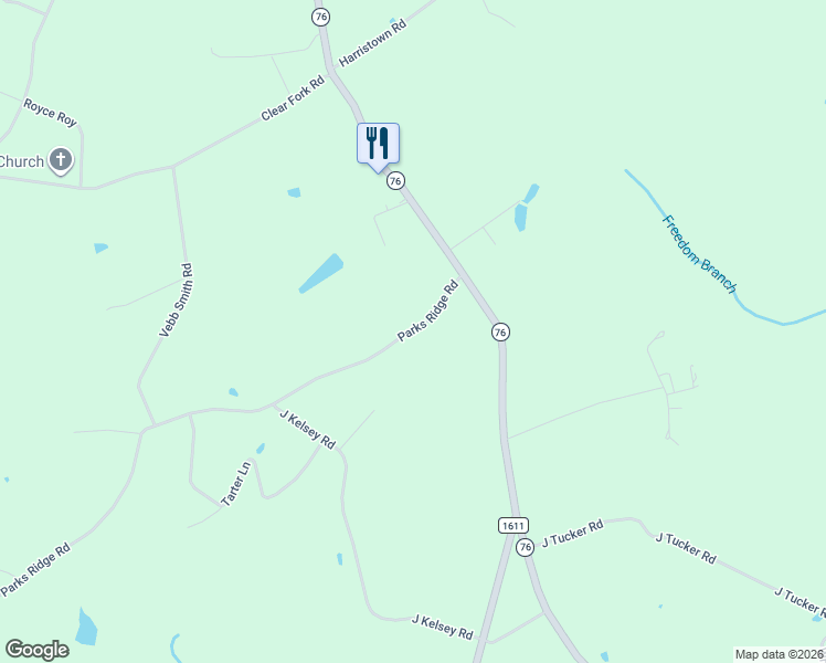 map of restaurants, bars, coffee shops, grocery stores, and more near 453-655 Parks Ridge Road in Russell Springs