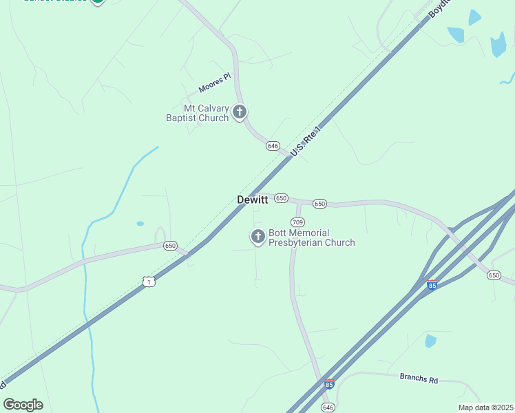 map of restaurants, bars, coffee shops, grocery stores, and more near 17001 McKenney Avenue in DeWitt