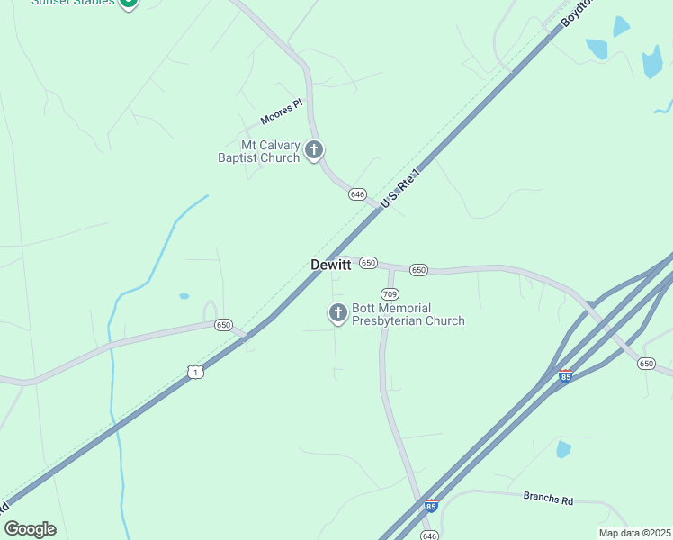 map of restaurants, bars, coffee shops, grocery stores, and more near 17001 McKenney Avenue in DeWitt