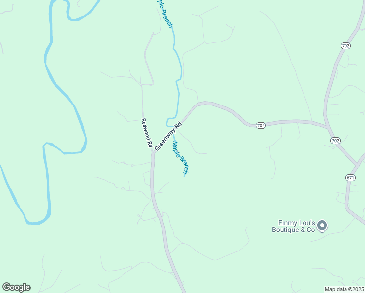 map of restaurants, bars, coffee shops, grocery stores, and more near 160 Greenway Road in Glade Hill