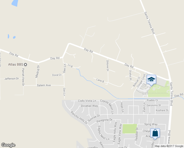 map of restaurants, bars, coffee shops, grocery stores, and more near 1305 Lane B in Gilroy