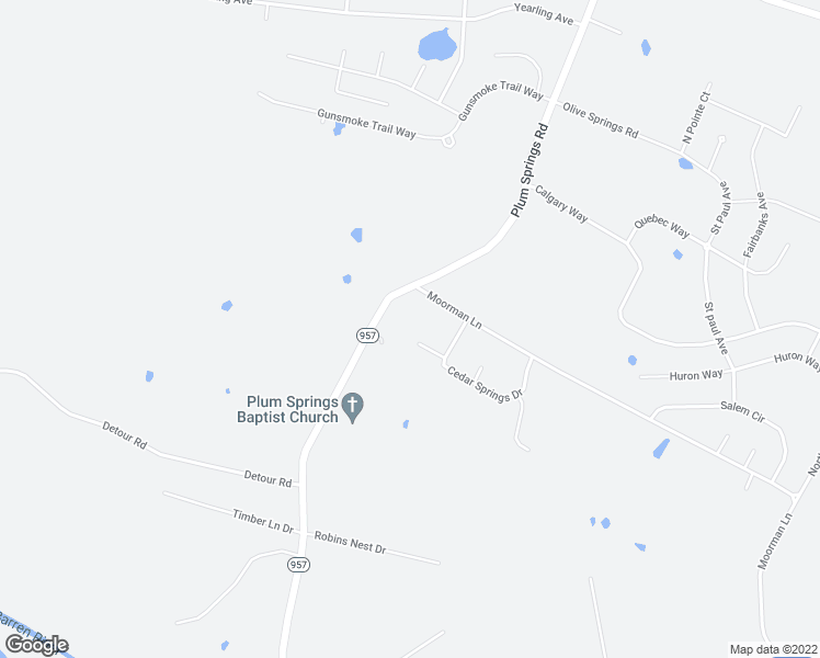 map of restaurants, bars, coffee shops, grocery stores, and more near 2001-2099 Moorman Lane in Bowling Green