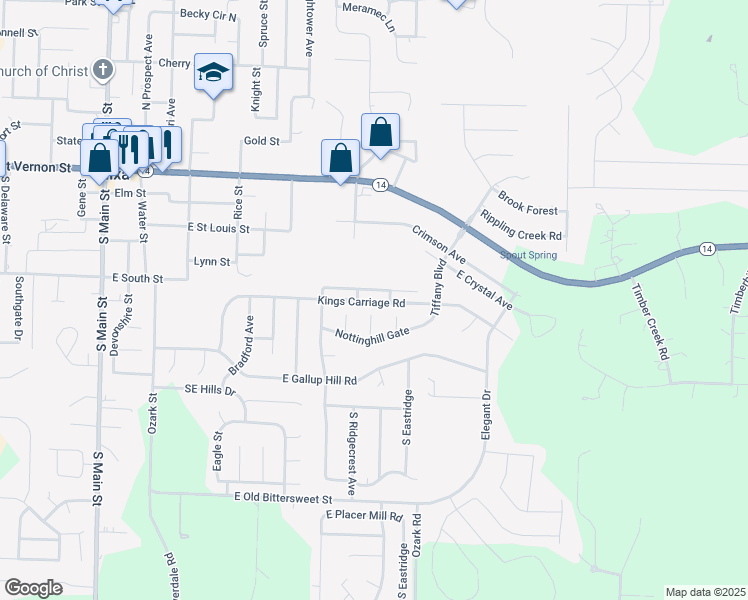 745 Kings Carriage Road, Nixa MO Walk Score