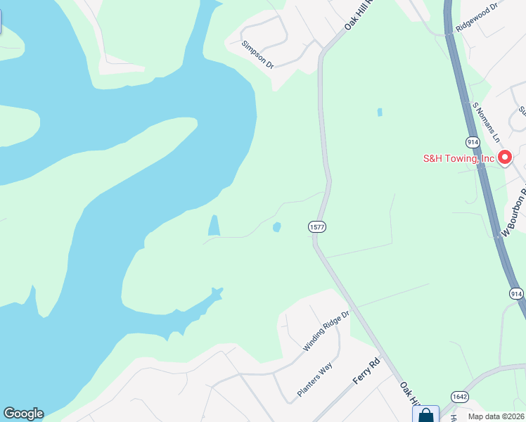 map of restaurants, bars, coffee shops, grocery stores, and more near 232 Lakemere Drive in Pulaski County