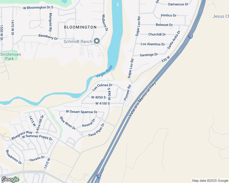 map of restaurants, bars, coffee shops, grocery stores, and more near 3996 Capri Drive in St. George