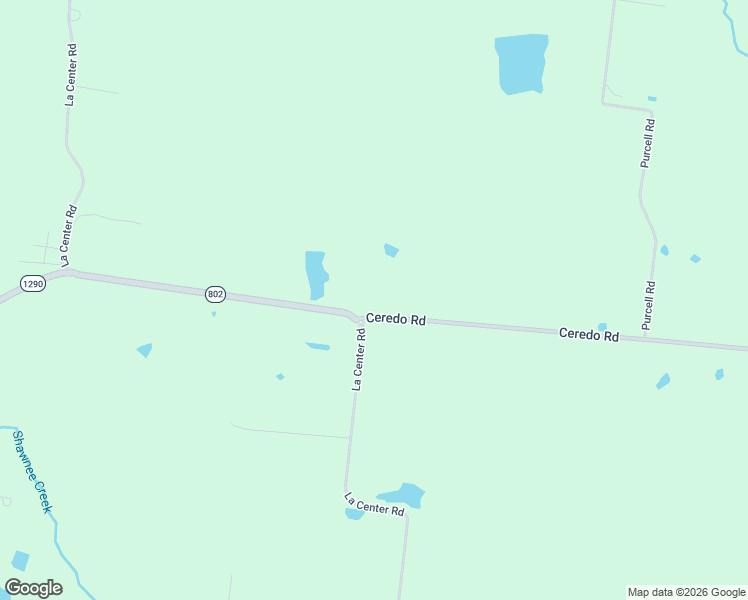 map of restaurants, bars, coffee shops, grocery stores, and more near 20 Ceredo Road in La Center