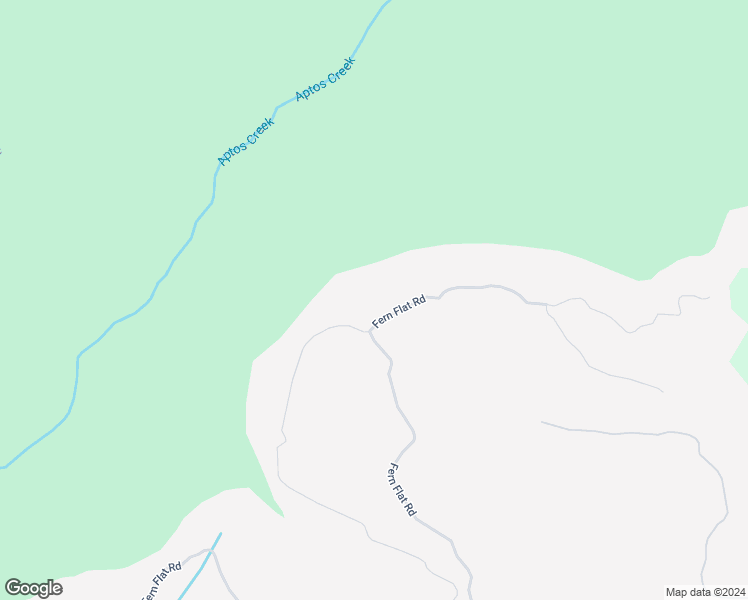 map of restaurants, bars, coffee shops, grocery stores, and more near 6121 Fern Flat Road in Aptos