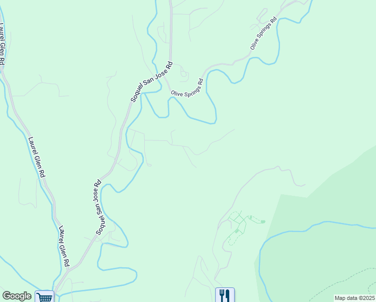 map of restaurants, bars, coffee shops, grocery stores, and more near 4760 Soquel Creek Road in Soquel