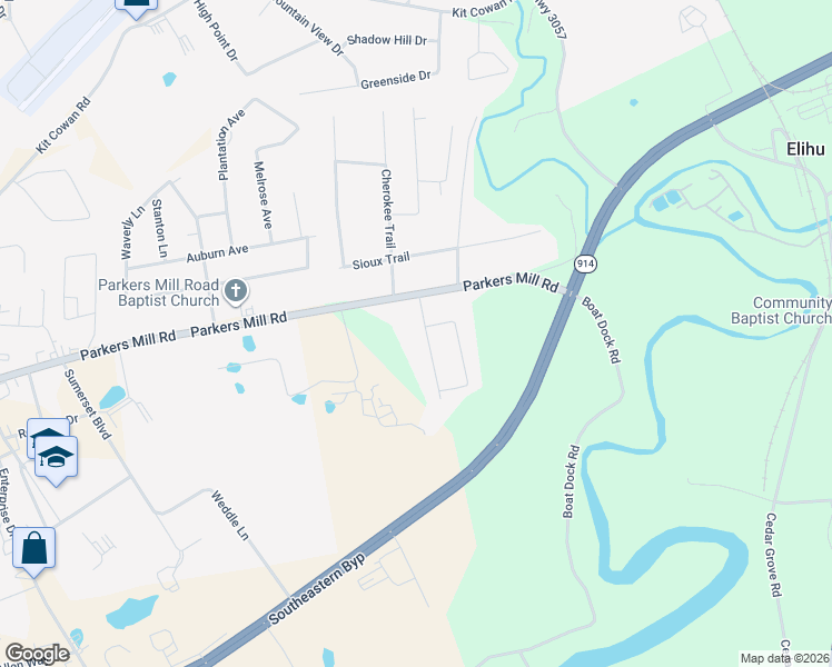 map of restaurants, bars, coffee shops, grocery stores, and more near 1001-1035 Hunters Run Rd in Somerset