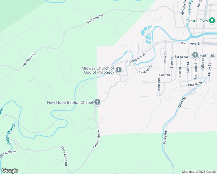 map of restaurants, bars, coffee shops, grocery stores, and more near 1408 Case Knife Road in Pulaski