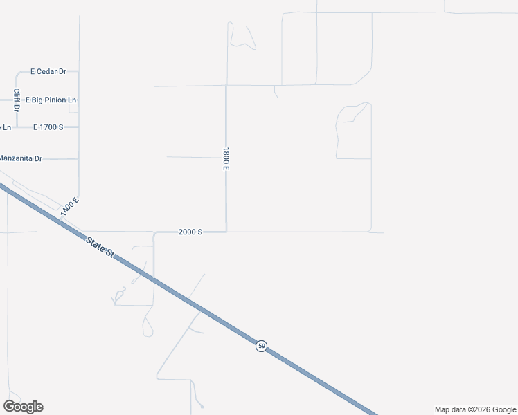 map of restaurants, bars, coffee shops, grocery stores, and more near 1854 South 1800 East in Apple Valley