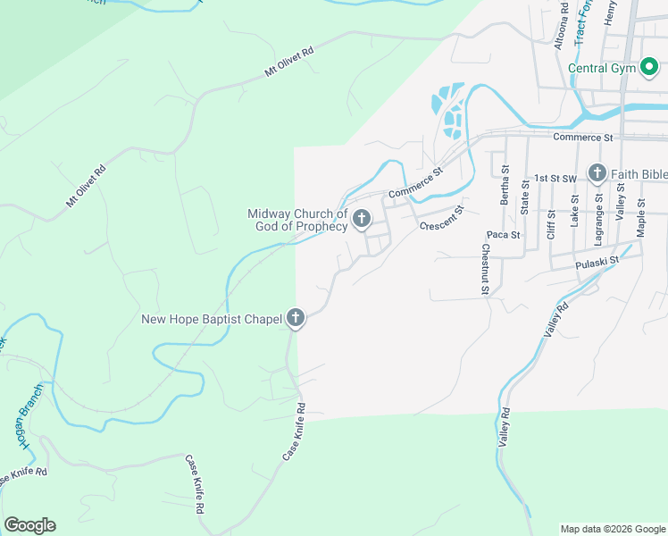 map of restaurants, bars, coffee shops, grocery stores, and more near 1408 Case Knife Road in Pulaski