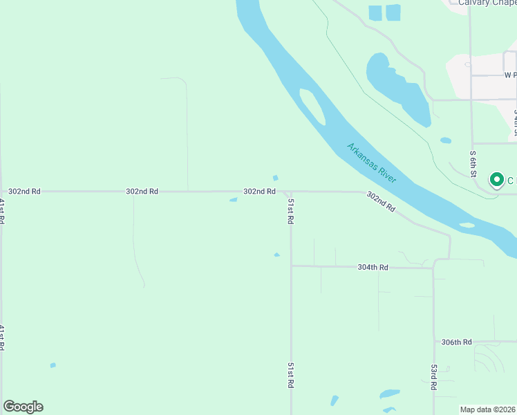map of restaurants, bars, coffee shops, grocery stores, and more near 31021 51st Road in Arkansas City
