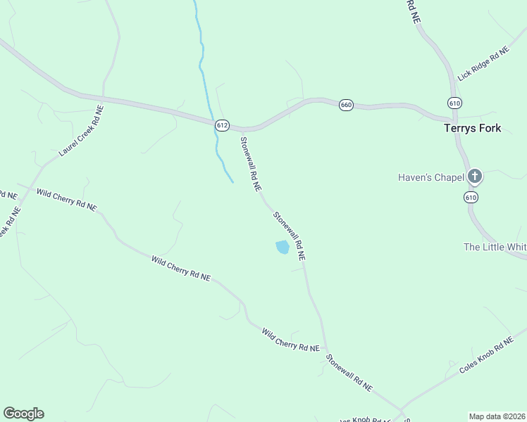 map of restaurants, bars, coffee shops, grocery stores, and more near 3117 Stonewall Road Northeast in Pilot