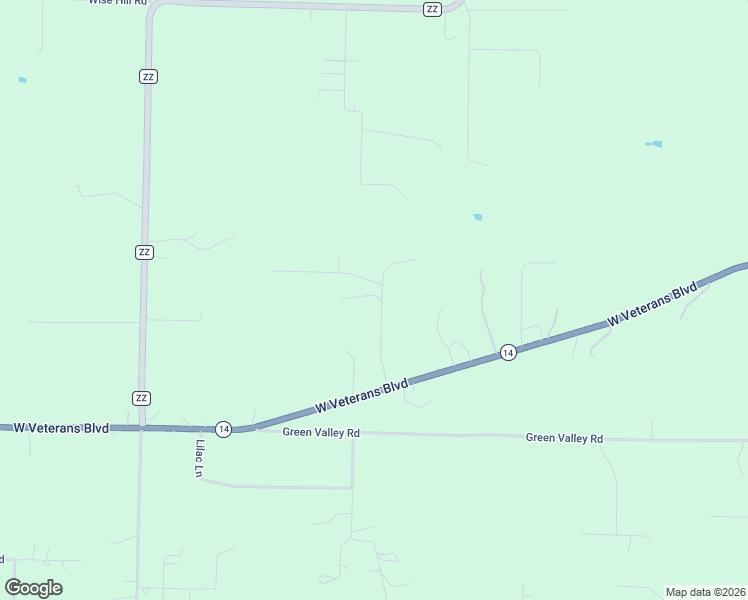 map of restaurants, bars, coffee shops, grocery stores, and more near 101 Same Place Rd in Clever