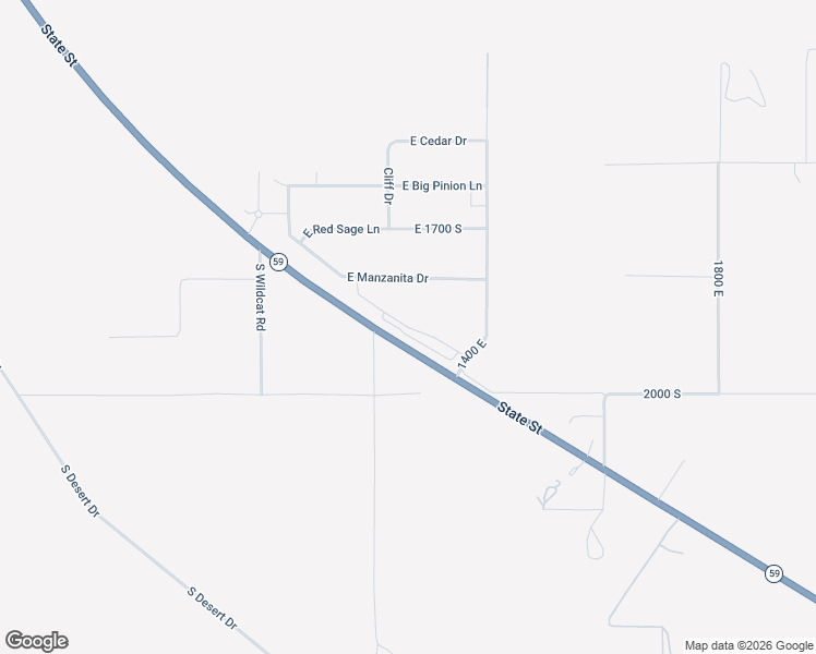 map of restaurants, bars, coffee shops, grocery stores, and more near East Cactus Drive in Apple Valley