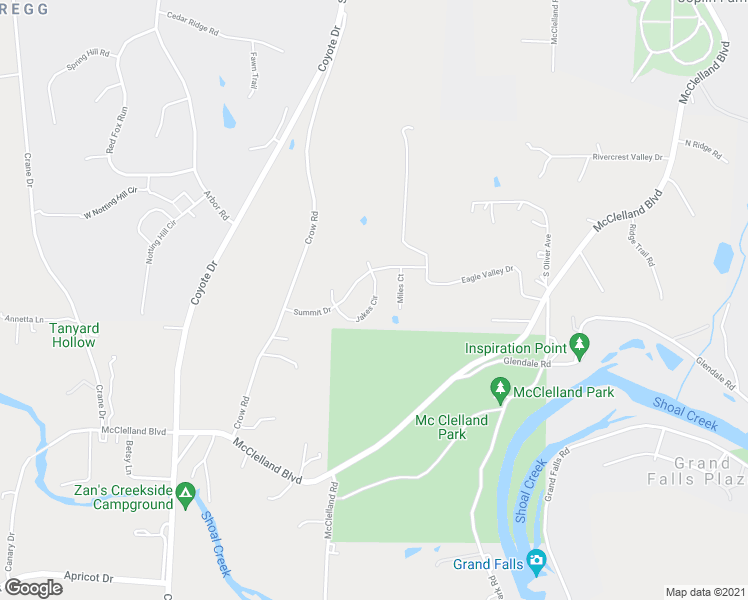 map of restaurants, bars, coffee shops, grocery stores, and more near Jakes Circle in Joplin