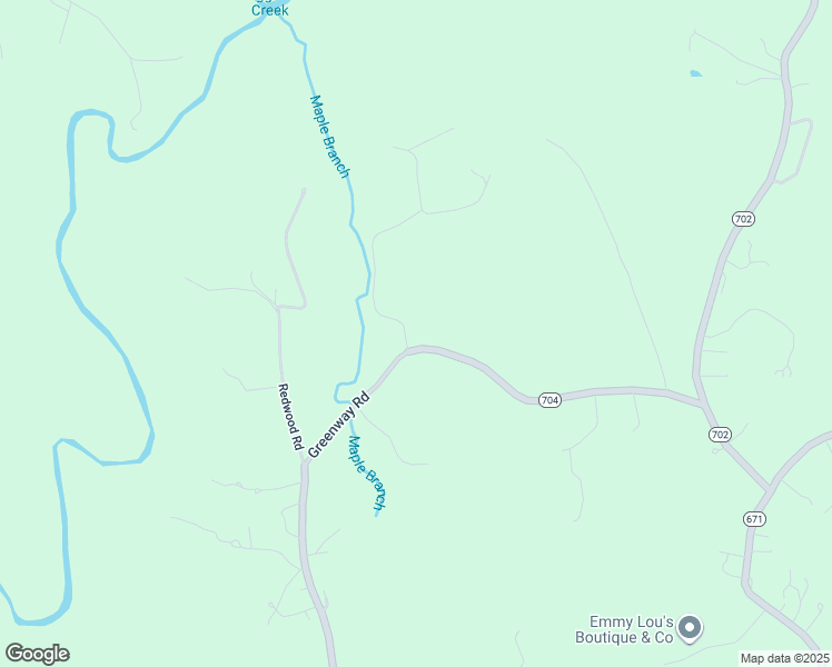 map of restaurants, bars, coffee shops, grocery stores, and more near 345 Greenway Road in Glade Hill
