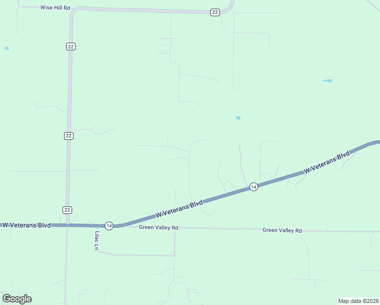 map of restaurants, bars, coffee shops, grocery stores, and more near 101 Same Place Road in Clever