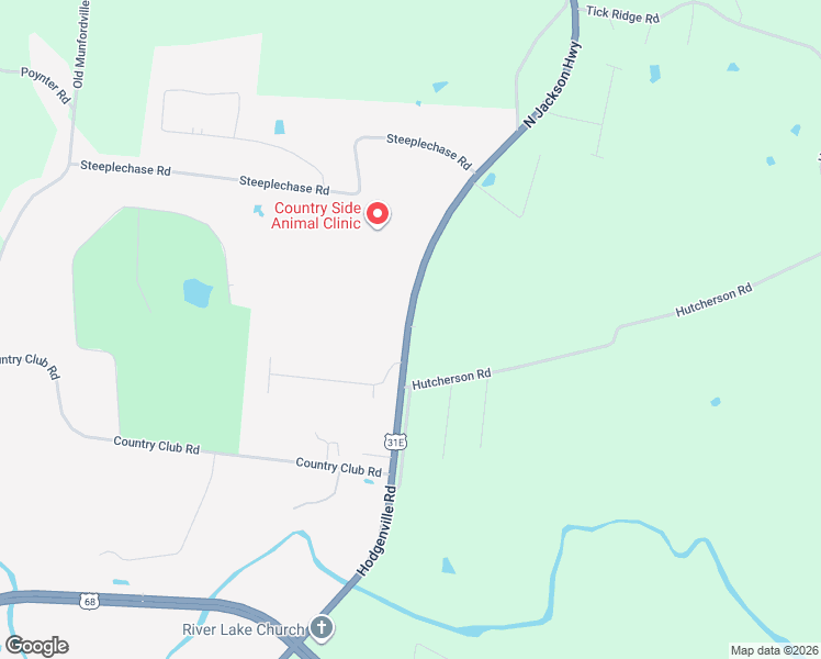 map of restaurants, bars, coffee shops, grocery stores, and more near 3588 North Jackson Highway in Glasgow