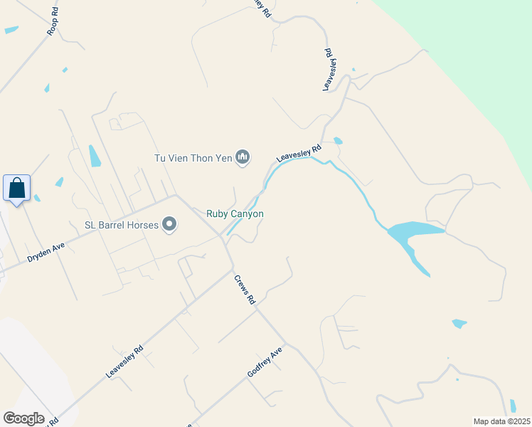 map of restaurants, bars, coffee shops, grocery stores, and more near 3800 Leavesley Road in Gilroy