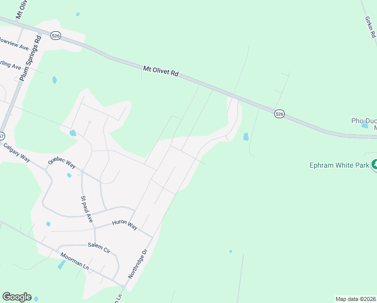 map of restaurants, bars, coffee shops, grocery stores, and more near Northridge Drive in Bowling Green