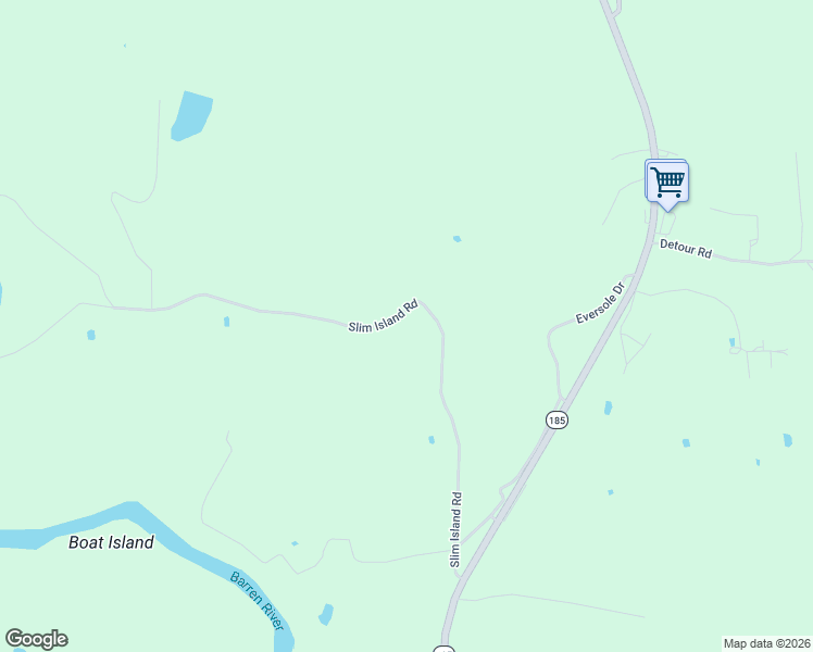 map of restaurants, bars, coffee shops, grocery stores, and more near 587 Slim Island Road in Bowling Green