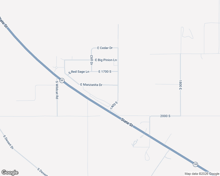 map of restaurants, bars, coffee shops, grocery stores, and more near 1324 East Manzanita Drive in Apple Valley