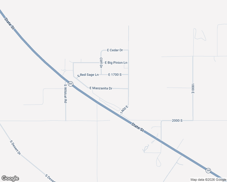 map of restaurants, bars, coffee shops, grocery stores, and more near 1324 East Manzanita Drive in Apple Valley