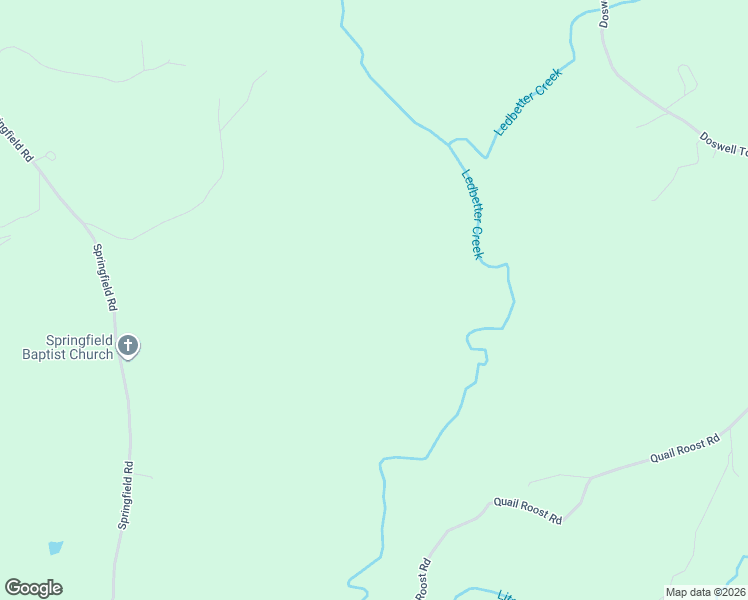 map of restaurants, bars, coffee shops, grocery stores, and more near Quail Roost Road in Meherrin