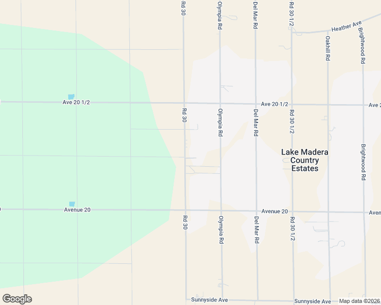 map of restaurants, bars, coffee shops, grocery stores, and more near 20269 Road 30 in Madera