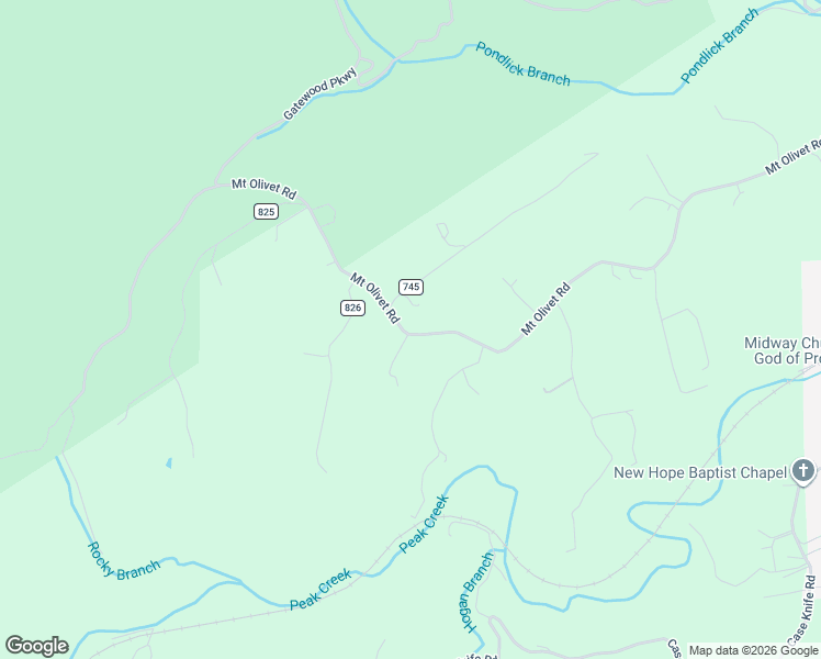 map of restaurants, bars, coffee shops, grocery stores, and more near 2791 Mount Olivet Road in Pulaski