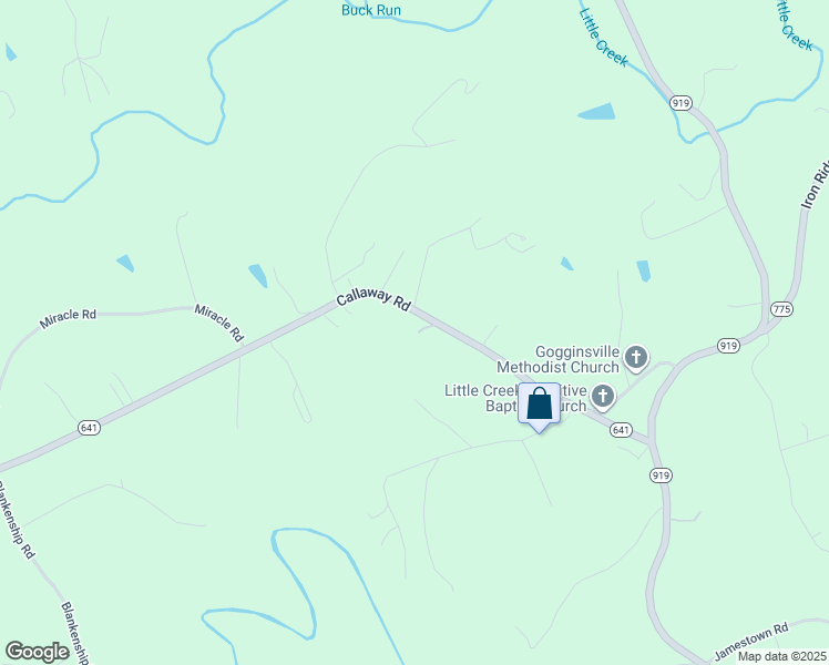 map of restaurants, bars, coffee shops, grocery stores, and more near 445 Callaway Road in Rocky Mount