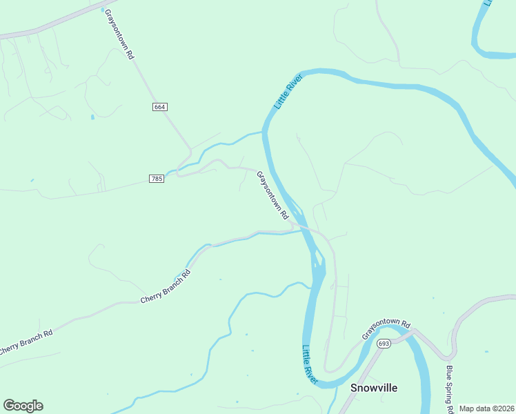 map of restaurants, bars, coffee shops, grocery stores, and more near 5683 Graysontown Road in Radford